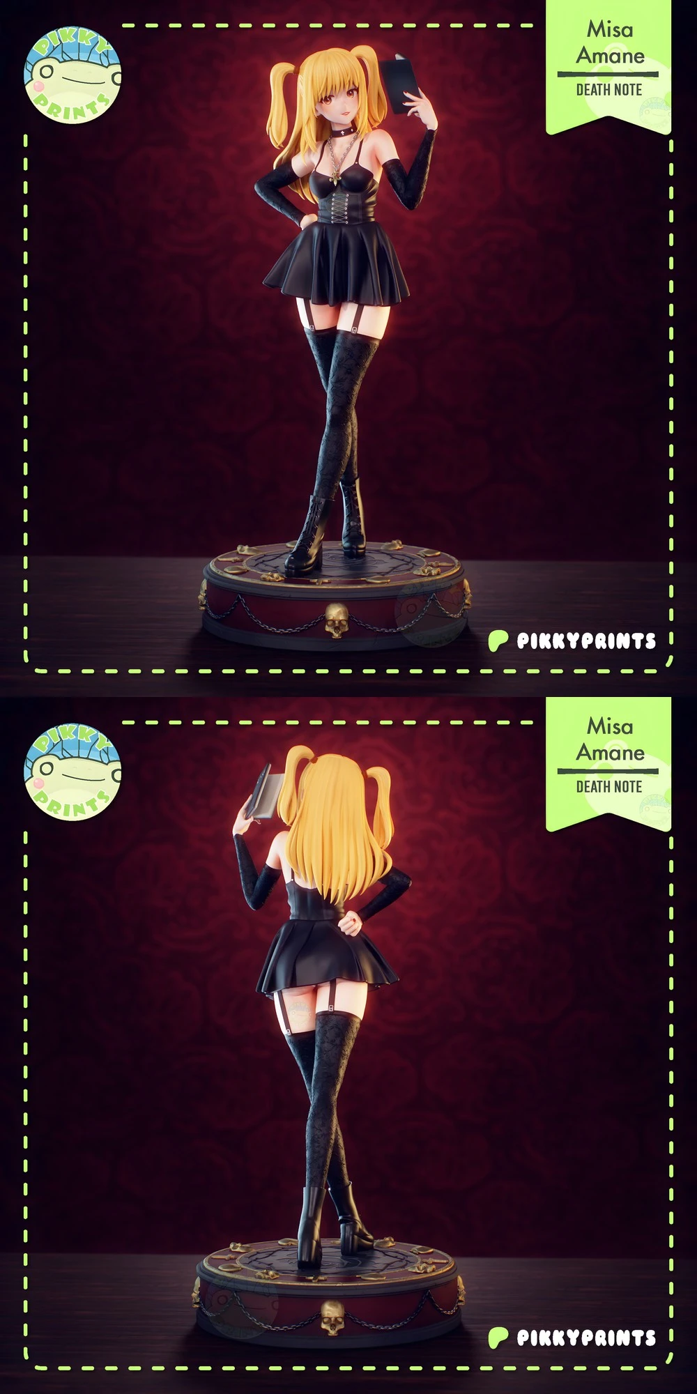 Misa Amane — Death Note 3D printable STL model