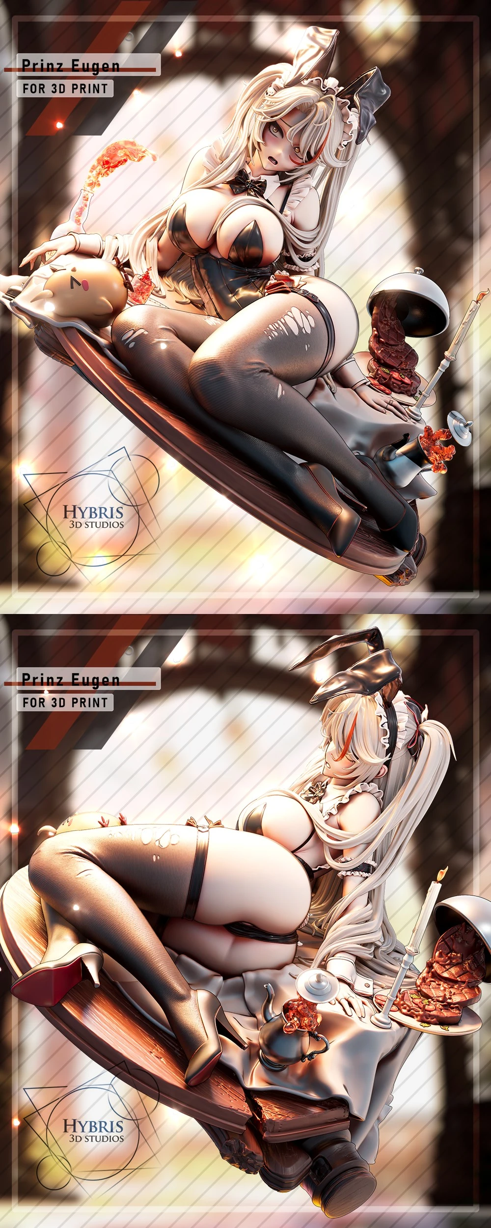 Prinz Eugen — Azur Lane STL render Prinz Eugen — Azur Lane 3D printable STL model