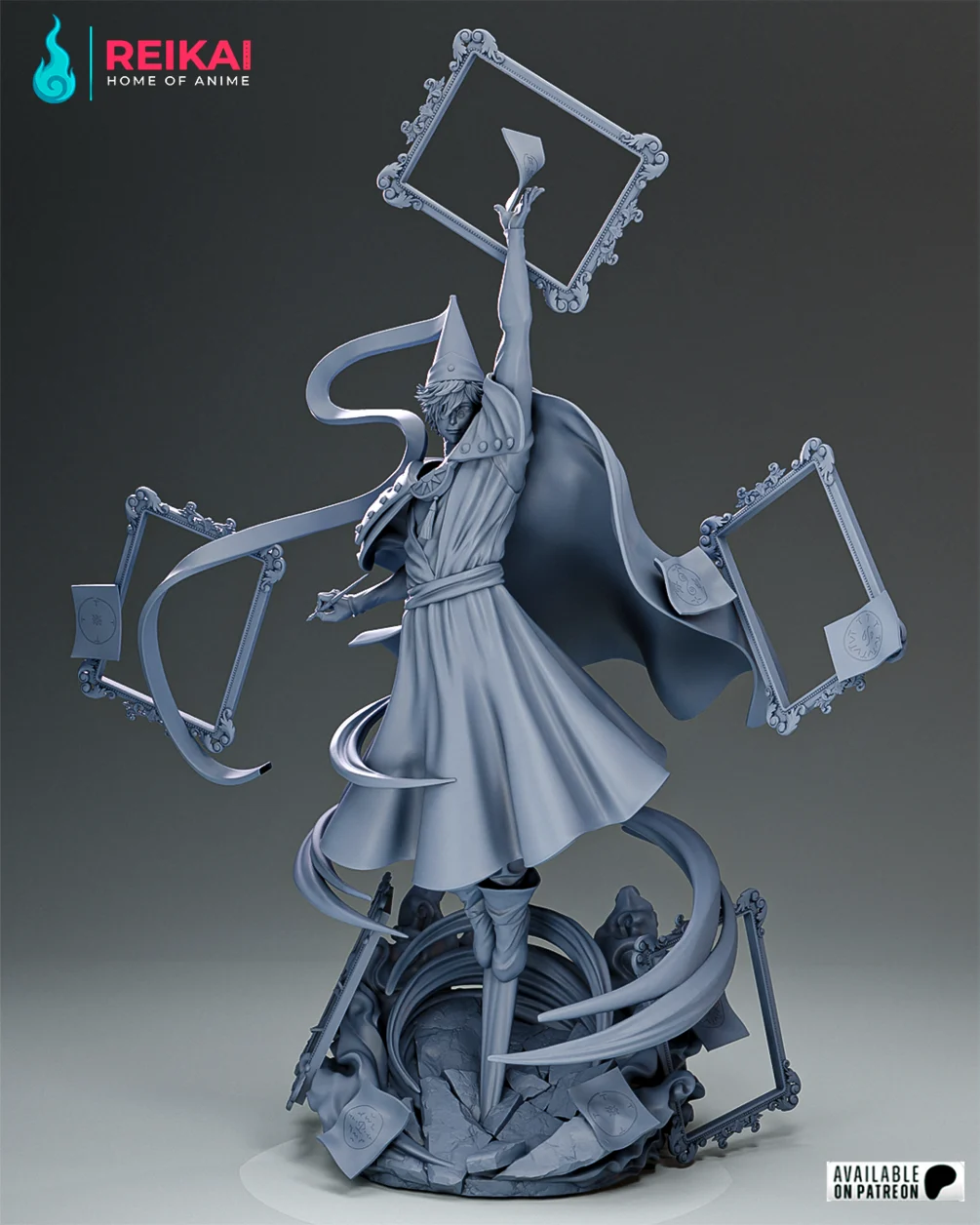 Qifrey — Witch Hat Atelier STL render Qifrey — Witch Hat Atelier 3D printable STL model