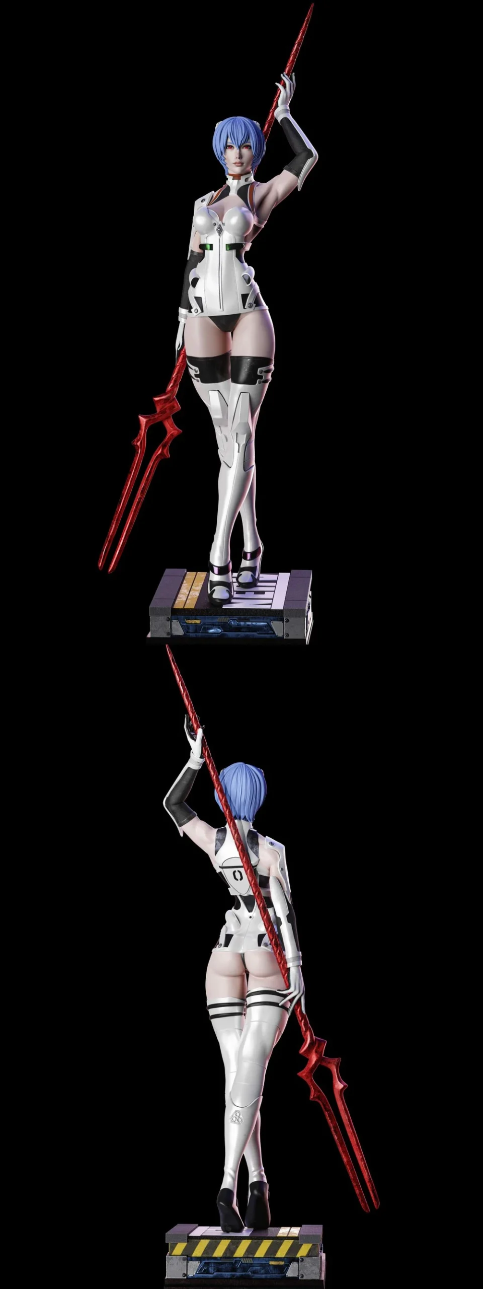 Rei Ayanami — Evangelion 3D printable STL model