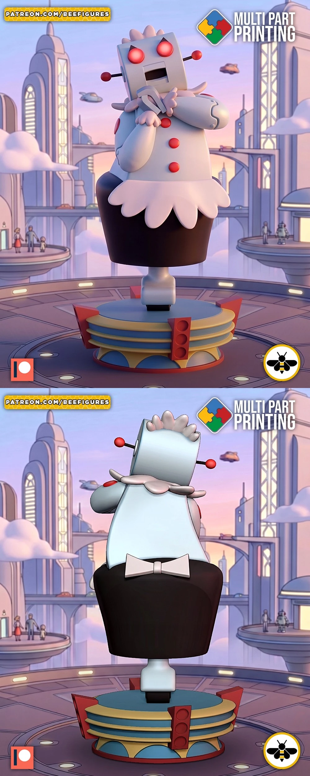 Rosie — The Jetsons STL render Rosie — The Jetsons 3D printable STL model