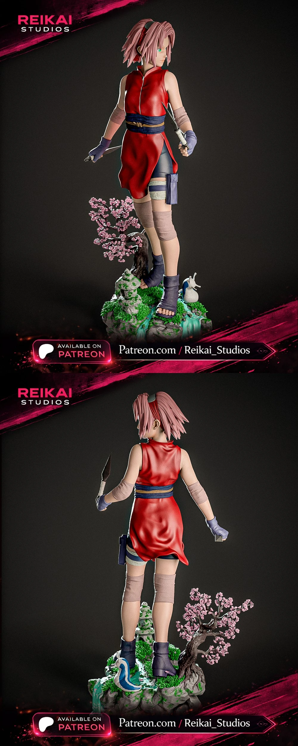 Sakura STL render Sakura 3D printable STL model