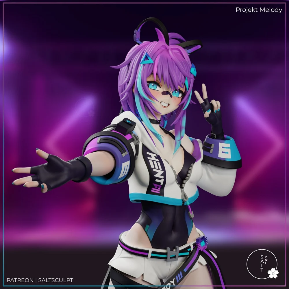 Projekt Melody STL render Projekt Melody 3D printable STL model