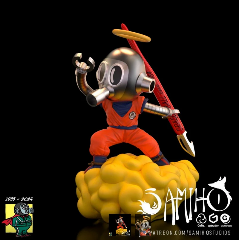 Toriyama Tribute — Dragon Ball 3D printable STL model