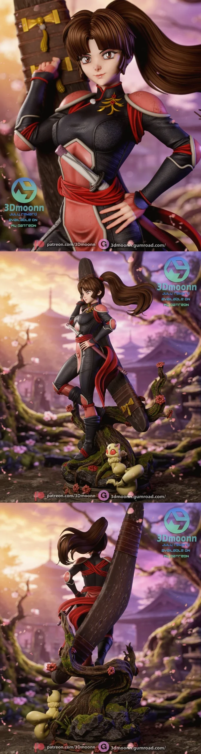 Sango — Inuyasha 3D printable STL model