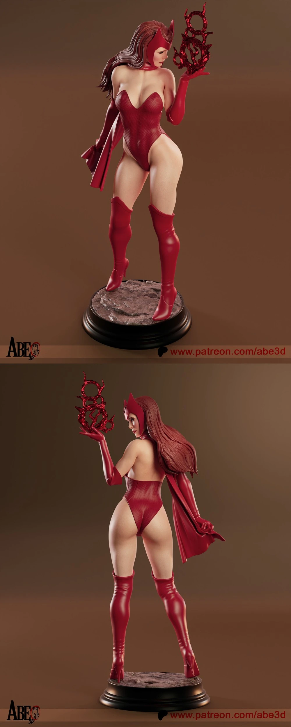 Scarlet Witch — Marvel 3D printable STL model