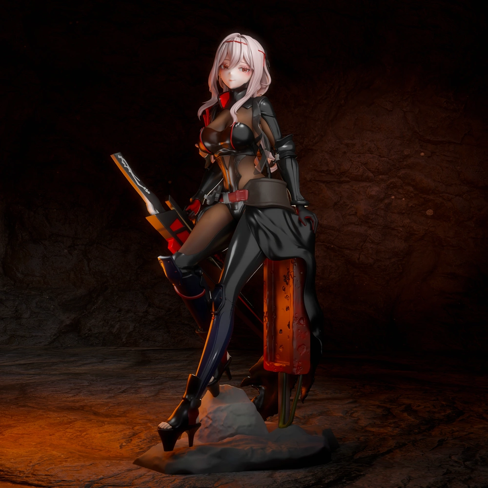 Scarlet Black 3D printable STL model