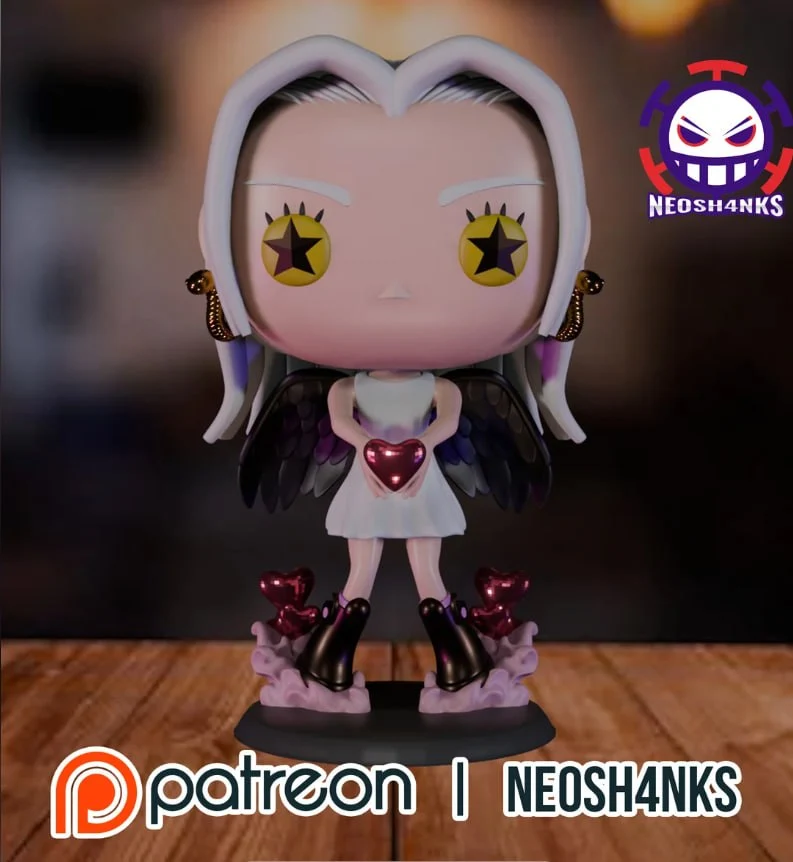 Seraphim Snake Funko Style — One Piece 3D printable STL model