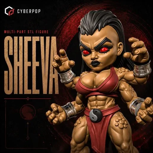 Sheeva — Mortal Kombat 3D printable STL model