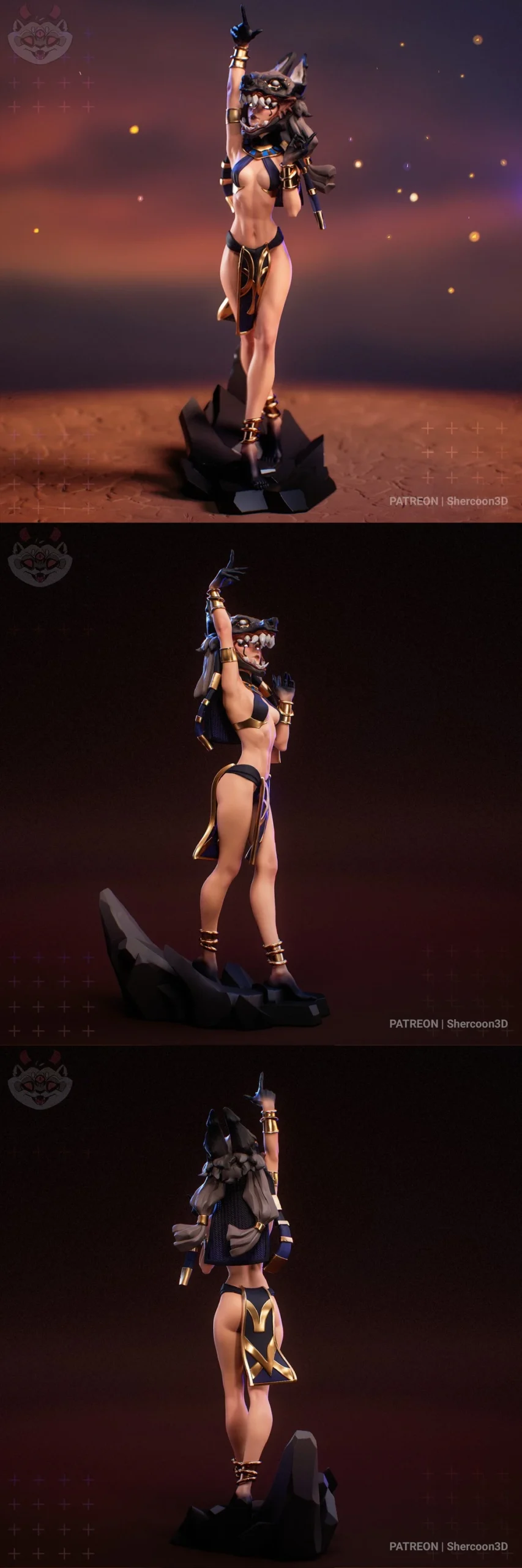 Anubis 3D printable STL model