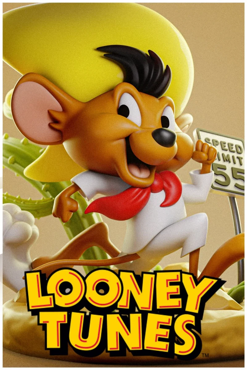 Speedy Gonzales — Looney Tunes STL render Speedy Gonzales — Looney Tunes 3D printable STL model