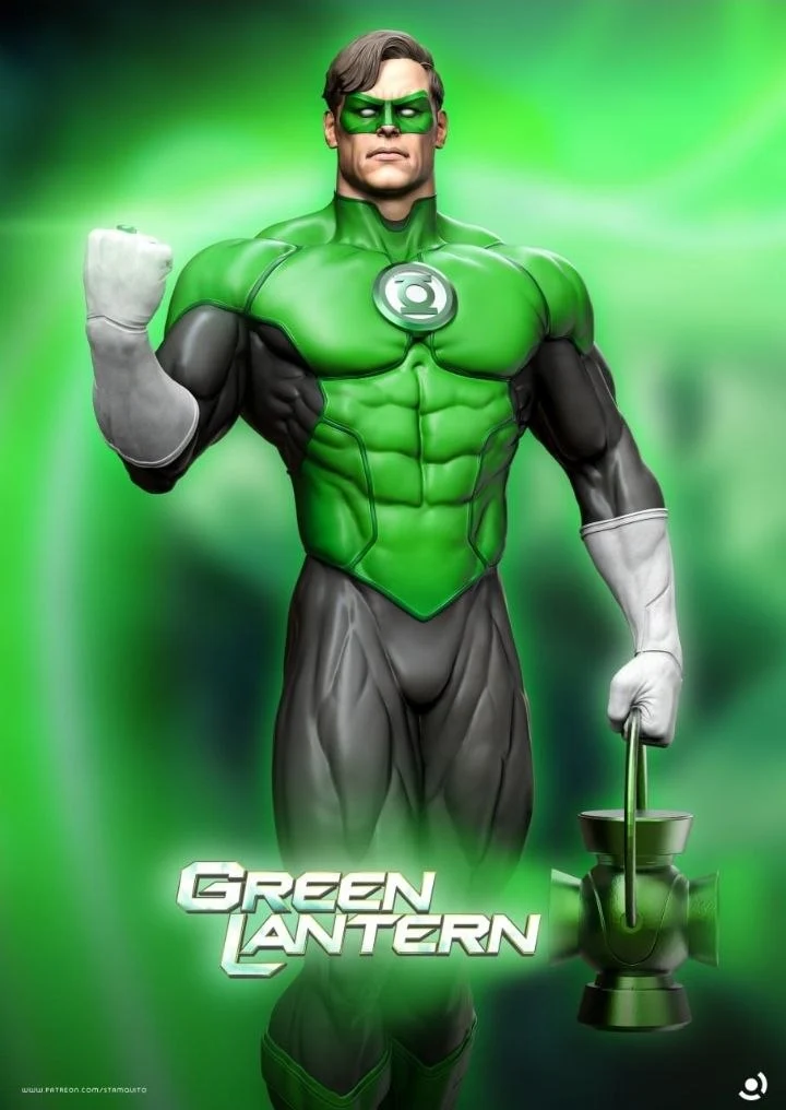 Green Lantern — DC Comics 3D printable STL model