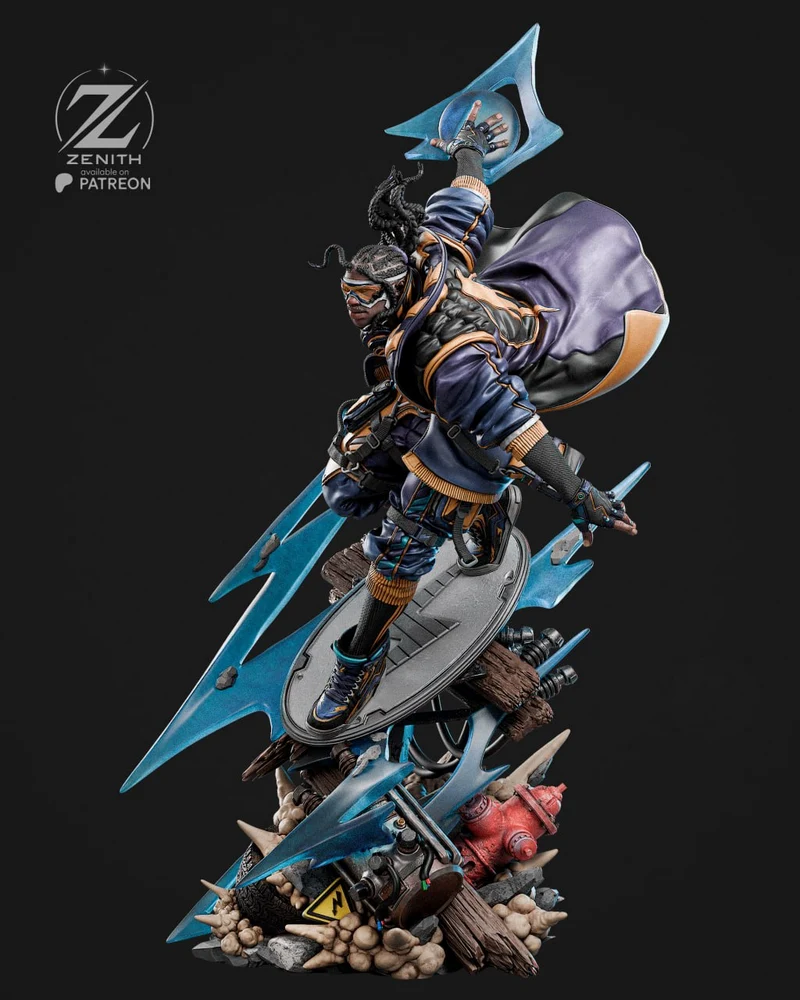 Static Shock — DC Comics 3D printable STL model
