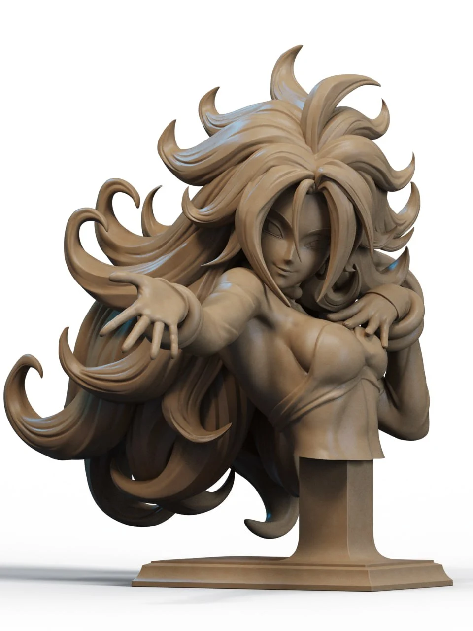 Android 21 Bust — Dragon Ball 3D printable STL model