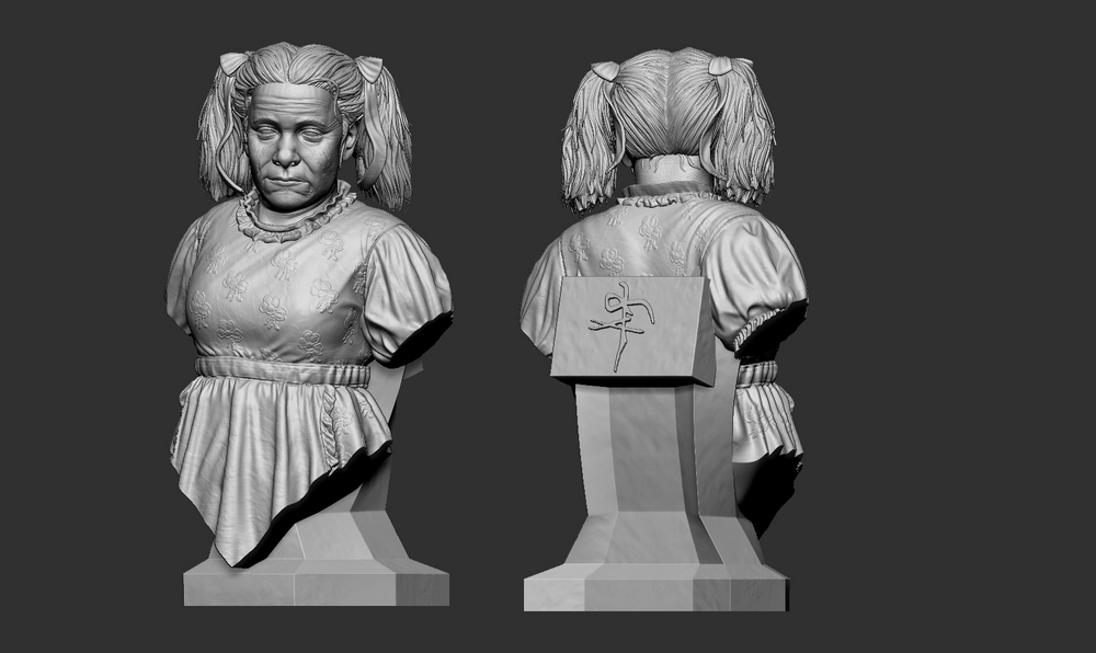 The Dire Mother STL render The Dire Mother 3D printable STL model
