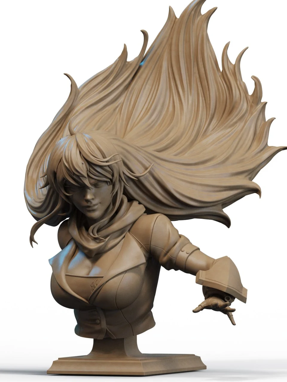Yang Xiao Long Bust — RWBY 3D printable STL model