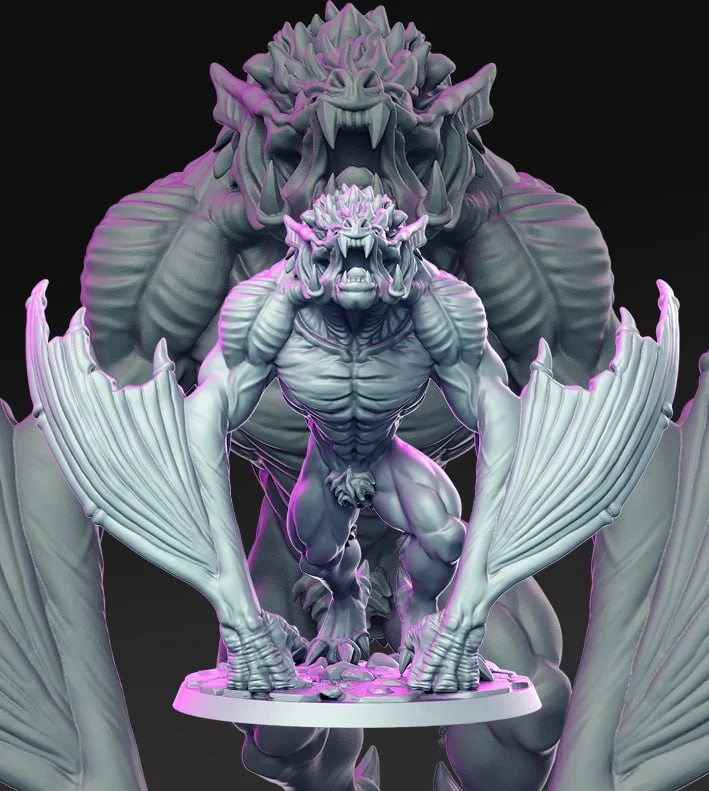 Strigor Giant Vampire Bat 3D printable STL model