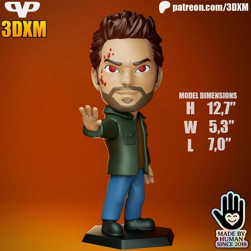 Lucifer Chibi — Supernatural STL render Lucifer Chibi — Supernatural 3D printable STL model