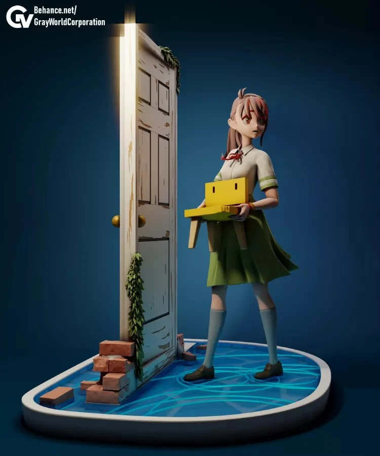 Suzume — Suzume STL render Suzume — Suzume 3D printable STL model
