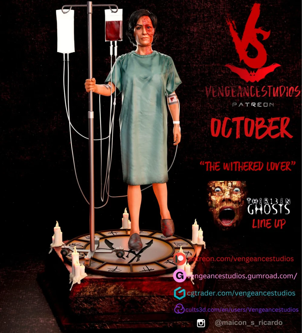 The Withered Lover STL render The Withered Lover 3D printable STL model