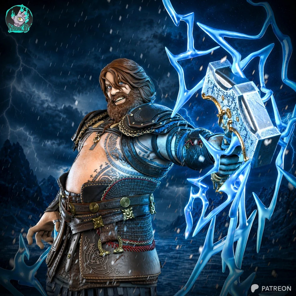 Thor — God of War Ragnarök 3D printable STL model