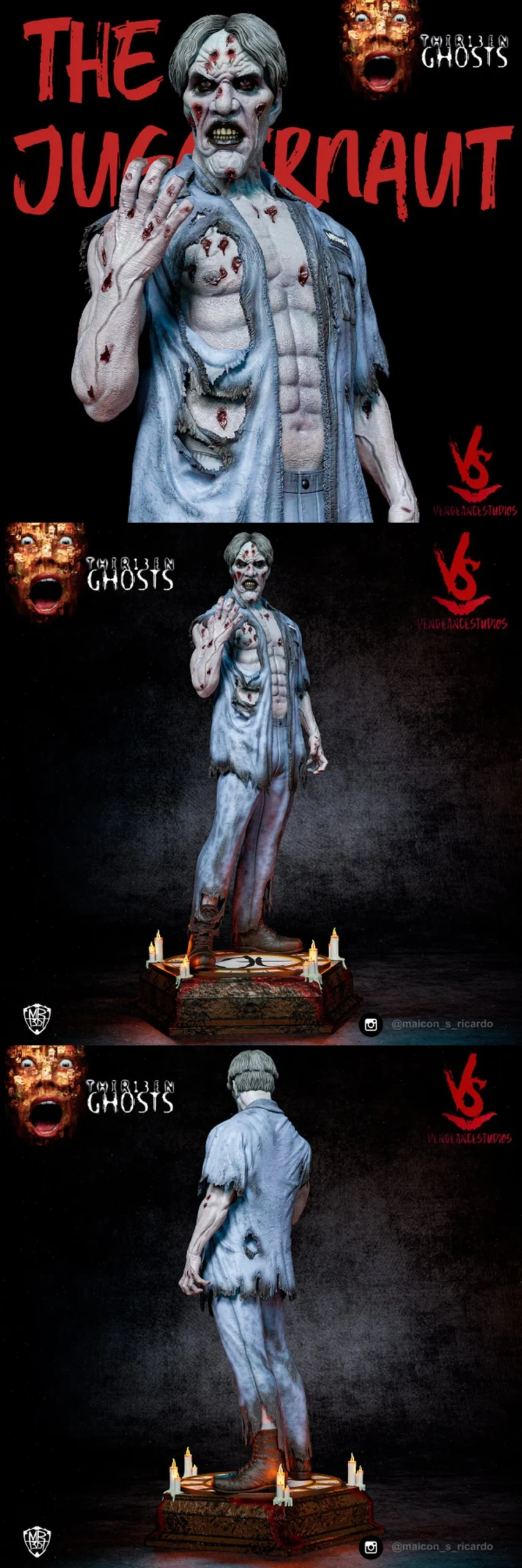 The Juggernaut 13 Ghosts 3D printable STL model
