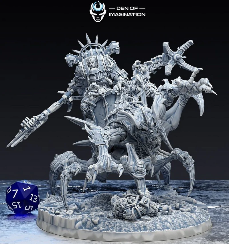 Voidblessed Voidfather Lord Discordant Helstalker — Warhammer 40,000 3D printable STL model