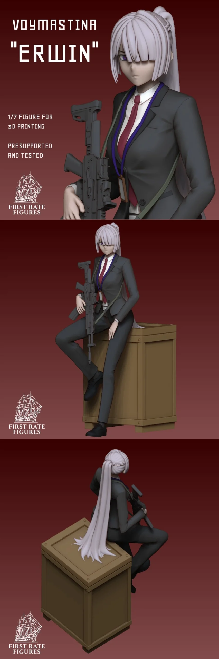 Erwin — Girls' Frontline 2 3D printable STL model