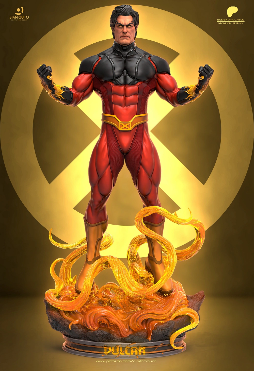 Vulcan STL render Vulcan 3D printable STL model