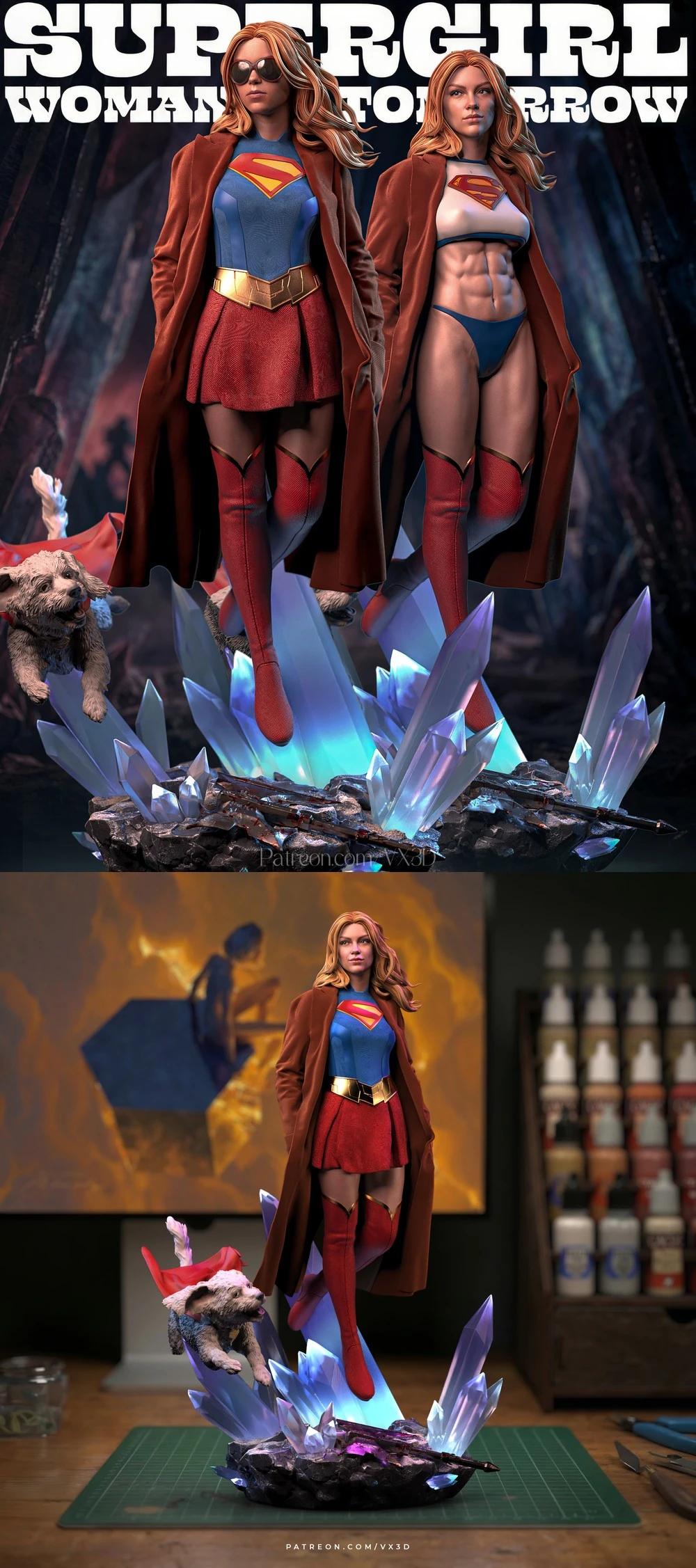 Supergirl — DC Comics 3D printable STL model