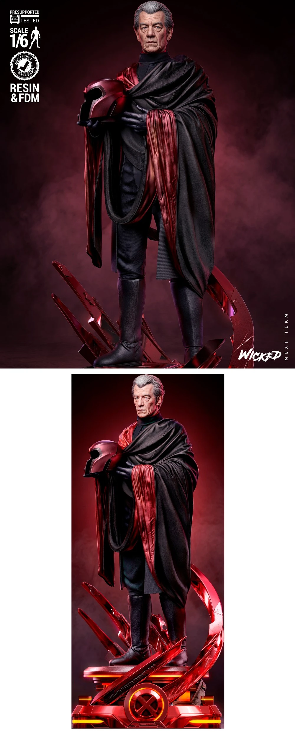 Magneto Sculpture — Marvel 3D printable STL model