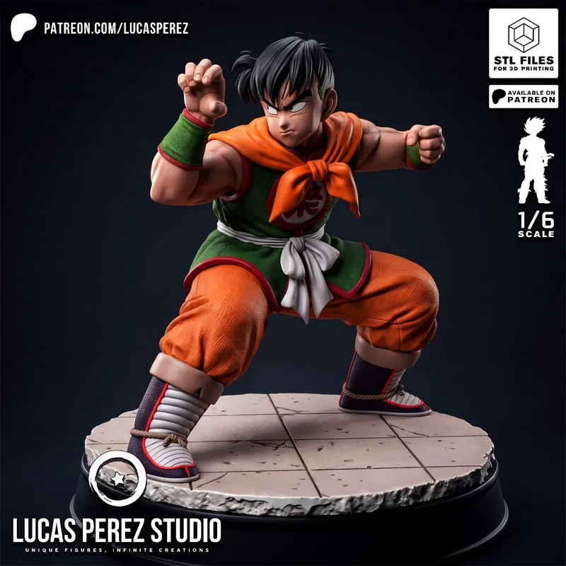 Yamcha — Dragon Ball 3D printable STL model