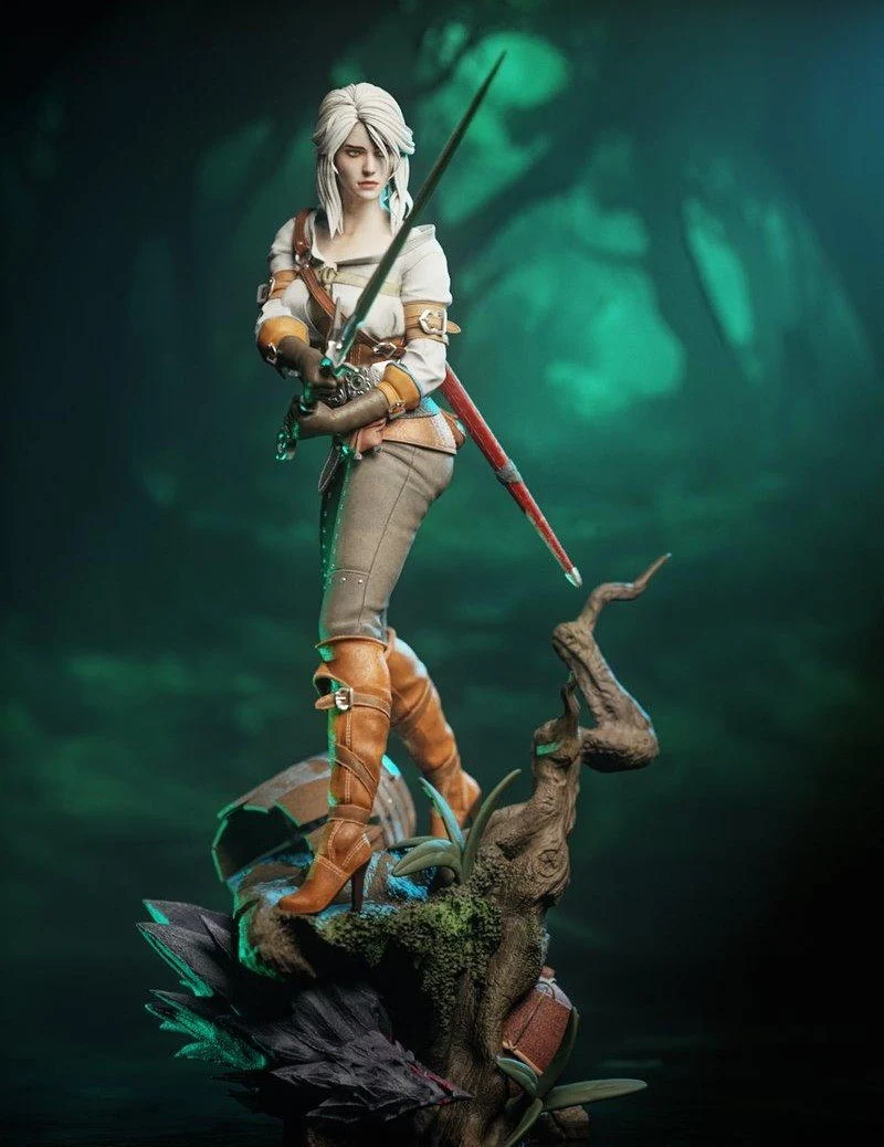 Ciri — The Witcher 3 3D printable STL model