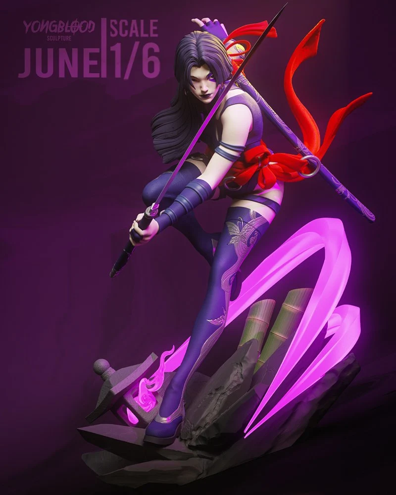 Psylocke — Marvel Rivals 3D printable STL model