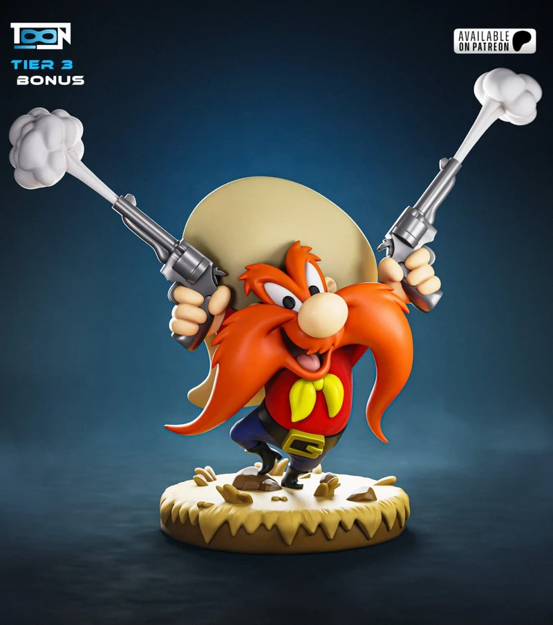 Yosemite Sam — Looney Tunes 3D printable STL model
