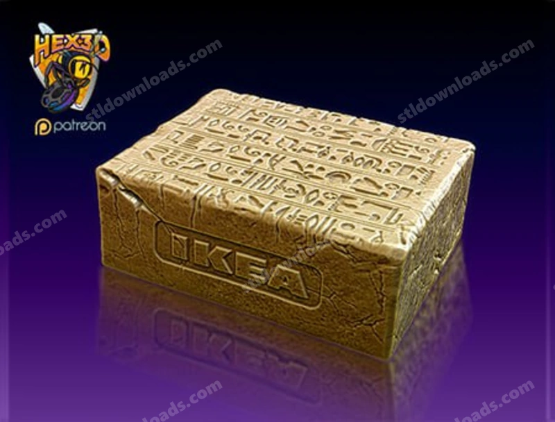 IKEA Pyramid Brick Decorative 3D Model Download STL File For 3D ...