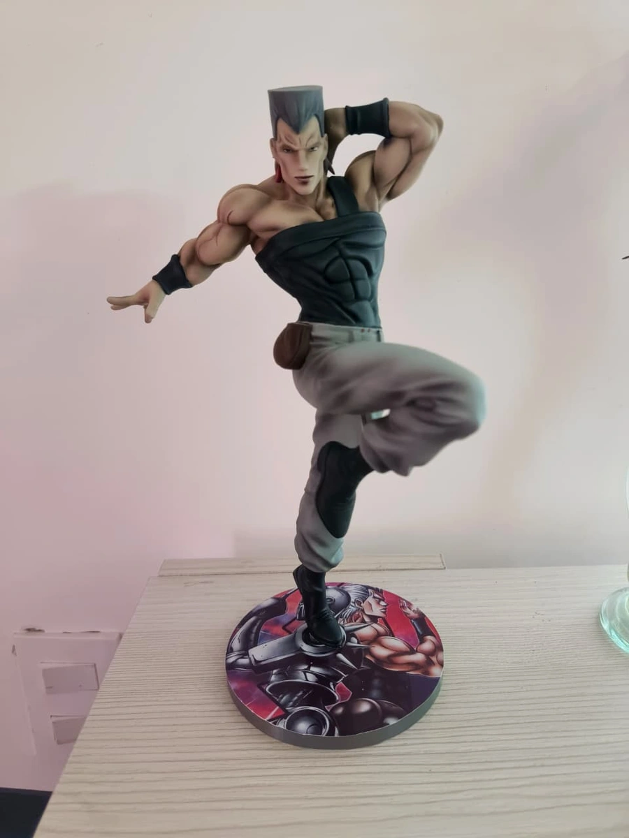 Jean-Pierre Polnareff 3D printed figure in a dynamic pose